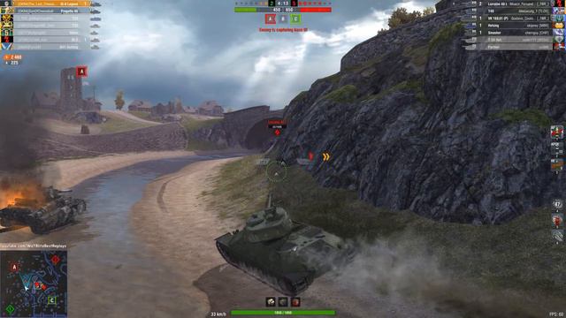 Tiger II, IS-6 & M26 Pershing • WoT Blitz Gameplay смотреть онлайн