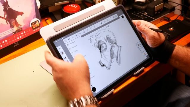 XPPen magic drawing pad review by an artist_drawing demo смотреть онлайн
