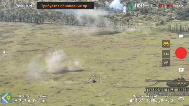 Российские танкисты уничтожают противника на Марьинском направлении. смотреть онлайн