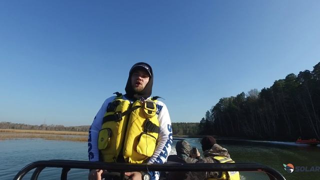 Выход на ГЛИССЕР лодка ПВХ SOLAR STRELA 520