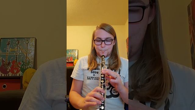 Oboe C Major Scale Two Octaves смотреть онлайн