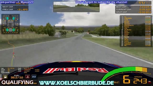 Koelschbierbude.de GTR2 Simracing: Opel Omega V8 @ Schleizer Dreieck смотреть онлайн
