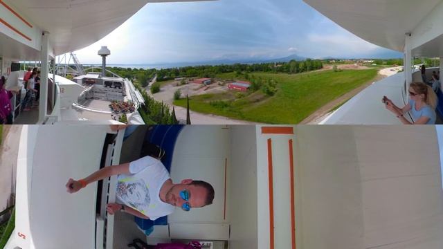 Gardaland 2019 Flying Island 360° VR Onride смотреть онлайн