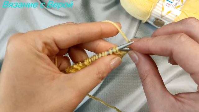?Проще простого!? Супер лёгкий узор спицами!?#вязаниеспицами#вязание#knittingpattern#knitting#узоры