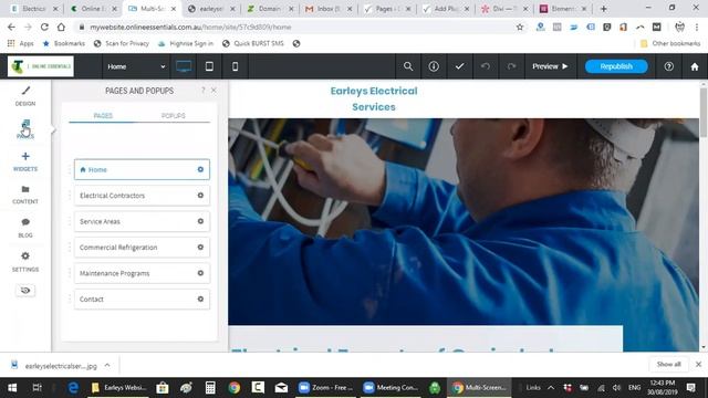 Earleys 2 Widgets, pages and plugins Telstra Online Essentials versus WordPress, Divi and Eleme смотреть онлайн