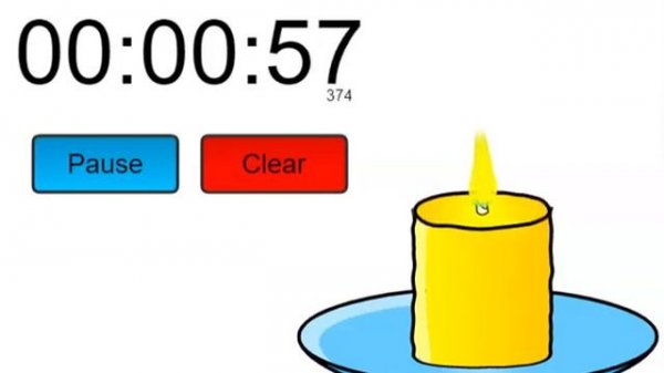 2 minutes candle timer
