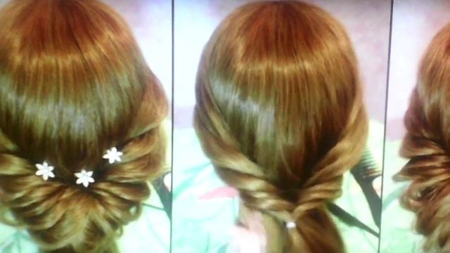 Быстрая и лёгкая причёска на длинные волосы смотреть онлайн