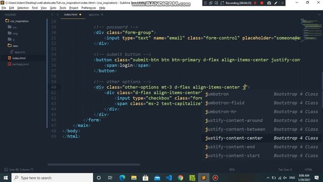 design login form with bootstrap5 and sass - 3 смотреть онлайн