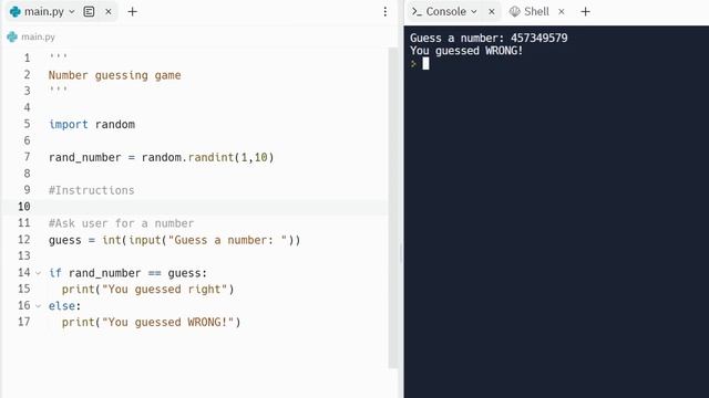 Python Number Guessing Game Tutorial смотреть онлайн