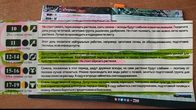 Лунный посевной календарь на февраль 2021 года смотреть онлайн