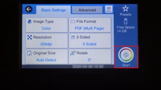 ES-580W - How to set up Scan to memory device function смотреть онлайн