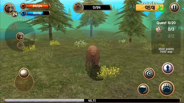 СИМУЛЯТОР МЕДВЕДЯ #5 охотимся НА ЖИВОТНЫХ игра ДИКАЯ ПРИРОДА в Bear Simulator смотреть онлайн