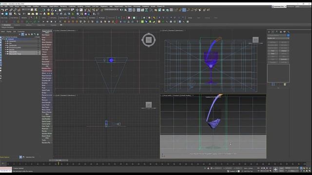3Ds Max Tutorial | "Phoenix fd Liquid simulation to Vantage" смотреть онлайн