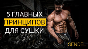 СУШКА ТЕЛА. 5 ПРИНЦИПОВ СУШКИ. ВСЕ ЧТО НУЖНО ЗНАТЬ.