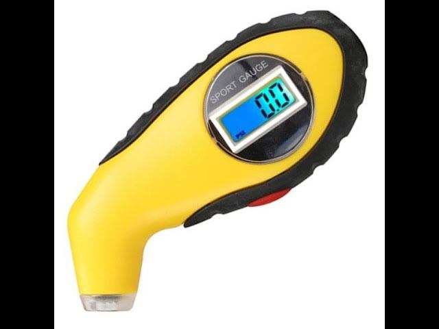 Цифровой манометр с подсветкой для шин смотреть онлайн