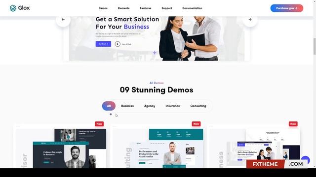 Glox - Business and Consulting WordPress Theme accountant consulting смотреть онлайн