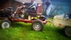 Самодельный трактор с двигателем от ваза 2101