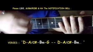 James Blunt - You're Beautiful - Guitar chords Tutorial