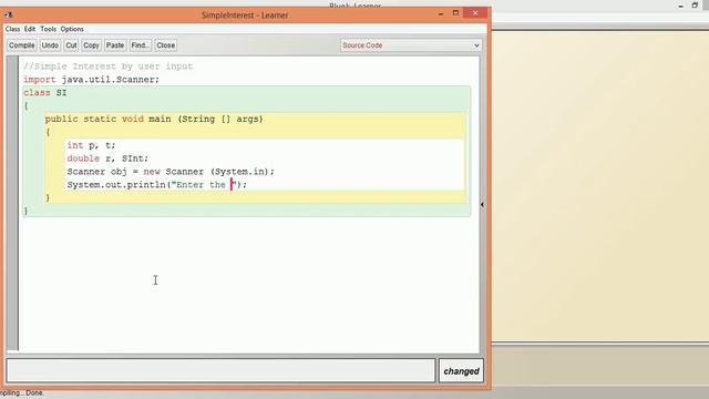 #3 Getting user Input Computer Appplications Java Class 10 ICSE BlueJ смотреть онлайн