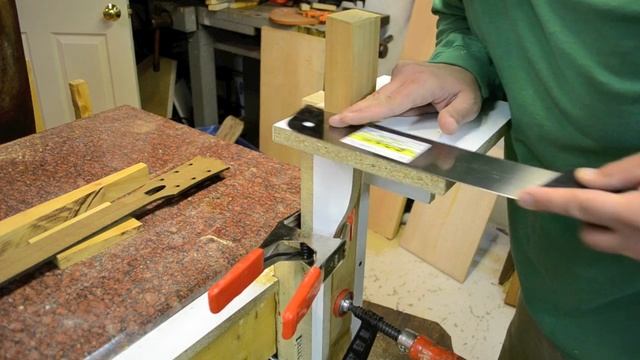 Luthier cutting a perfect les paul neck tenon for your custom guitar project jig template luthier смотреть онлайн