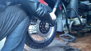 Ставлю дисковый тормоз на Урал. Тестируем