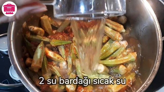 DONDURUCUDAKİ TAZE BAMYA İLE BAMYA YEMEĞİ NASIL YAPILIR | Yemek tarifleri | Bamya nasıl pişirilir ✔ смотреть онлайн