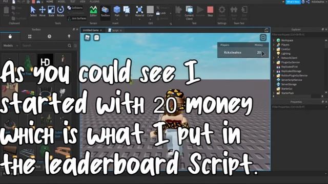 How to Get Money When You Kill An NPC On Roblox Studio! смотреть онлайн