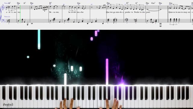 Bésame Mucho (Consuelo Velázquez) - Piano Tutorial + Free Sheet Music смотреть онлайн