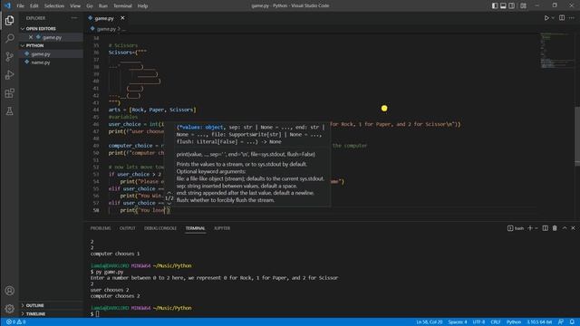Python || How to Create Rock, Paper, Scissor Game Using Random Module in Python 2022 смотреть онлайн