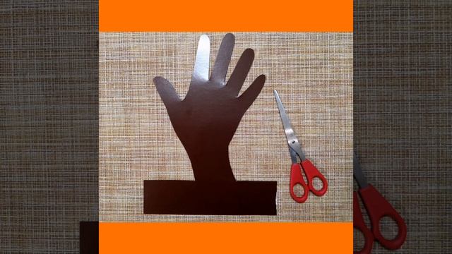 Осенние поделки в школу, в детский сад. "Осеннее дерево-ладонь" смотреть онлайн