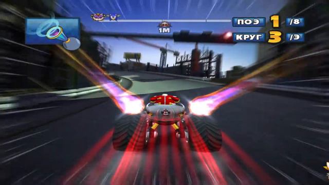 играю в Sonic And Sega All Stars Racing за Доктор Эггман смотреть онлайн