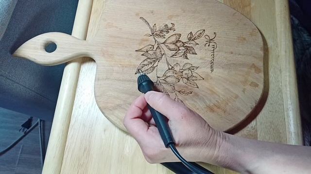 как выжигать на доске смотреть онлайн