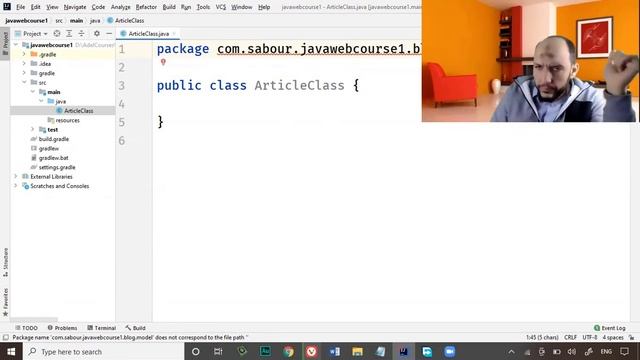 9 Java Web Create Package for model classes смотреть онлайн