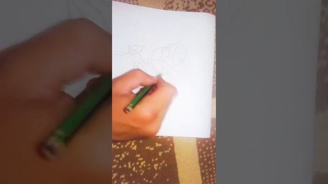 Как быстро и легко нарисовать розу смотреть онлайн