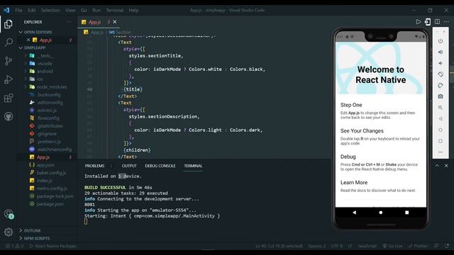 React Native CLI Environment Setup смотреть онлайн