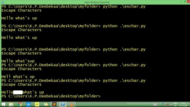 FUN PART OF ESCAPE CHARACTERS IN PYTHON | FOR ABSOLUTE BEGINNERS смотреть онлайн