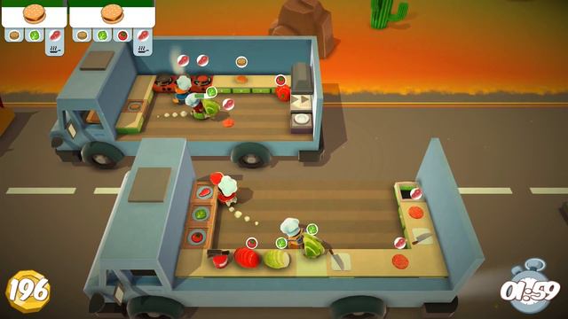 Overcooked PS4 4-Player Co-op Episode 3 смотреть онлайн