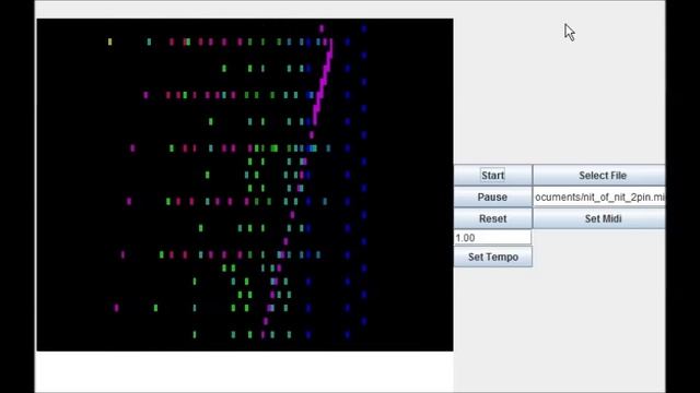 Java Midi Visualizer (Synthesia Clone) смотреть онлайн