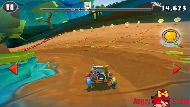 ANGRY BIRDS GO - ROCKY ROAD - TRACK 1 - #4 - LIVE COMMENTS - Gameplay Walkthrough IOS, Android смотреть онлайн