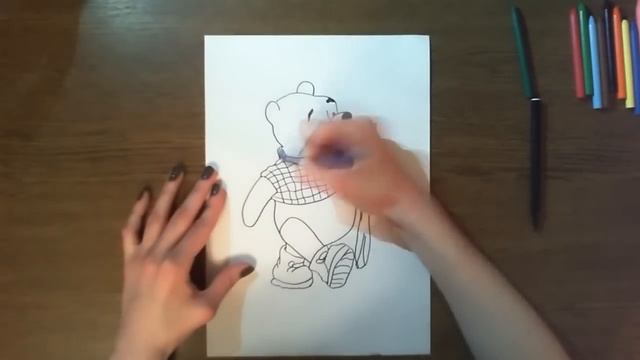 Простые рисунки | нарисуем вини пуха смотреть онлайн