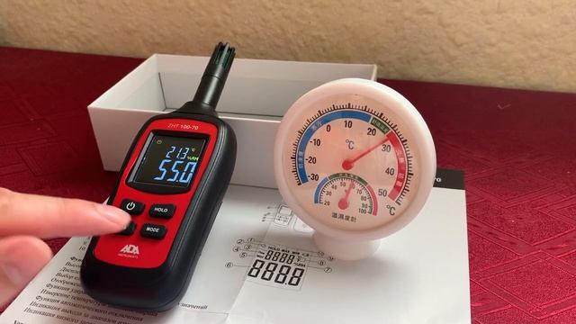 Обзор гигрометра ADA ZHT 100-70 смотреть онлайн