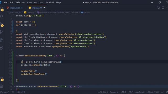22. Using Local Storage | Dom Manipulation | Vanilla Js смотреть онлайн