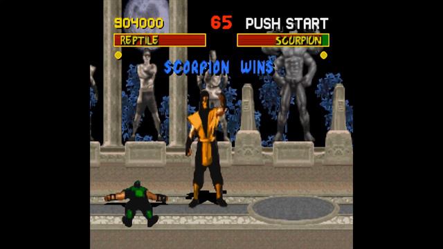 Mortal Kombat 1 (SNES) Reptile Arcade смотреть онлайн