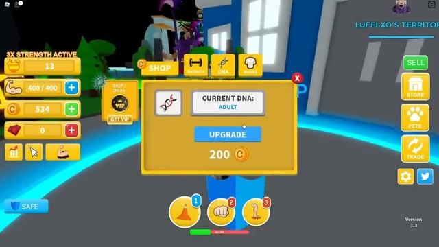 სუპერ კუნთები მაქვს Get Huge Simulator roblox ubralod noobi смотреть онлайн