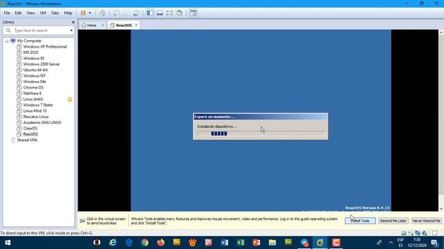 2BTE SOR Instalación del Sistema Operativo ReactOS virtualizado смотреть онлайн