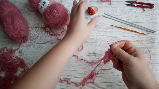 Детский пуловер с косой 1 часть (расчеты,вяжем тушку,рукава способом мэджик луп) смотреть онлайн