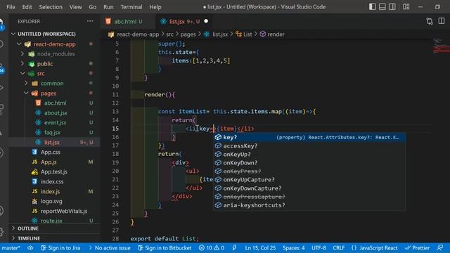 Part :13 Lists and Keys in React in Hindi 2022 смотреть онлайн