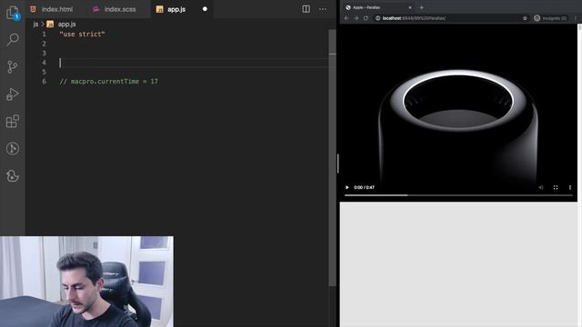 EFECTO DE SCROLL con JAVASCRIPT y JQUERY de la web de APPLE - Eduardo Fierro Pro смотреть онлайн