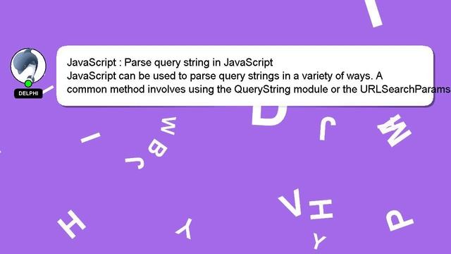 JavaScript : Parse query string in JavaScript смотреть онлайн
