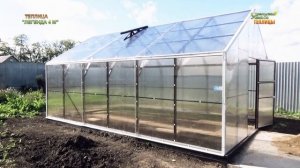 ТЕПЛИЦА "ЛЕГЕНДА 4М». КАПИТАЛЬНАЯ ТЕПЛИЦА С ВЫСОКИМИ ПРЯМЫМИ СТЕНАМИ. ШИРИНА ТЕПЛИЦЫ 4 МЕТРА.